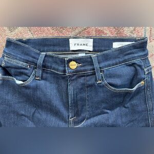 FRAME le high straight leg jean